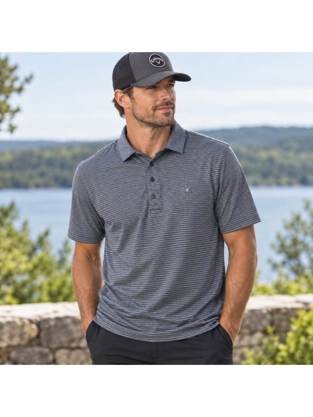 Callaway Men’s Golf Polo – Large – Opti-Dri